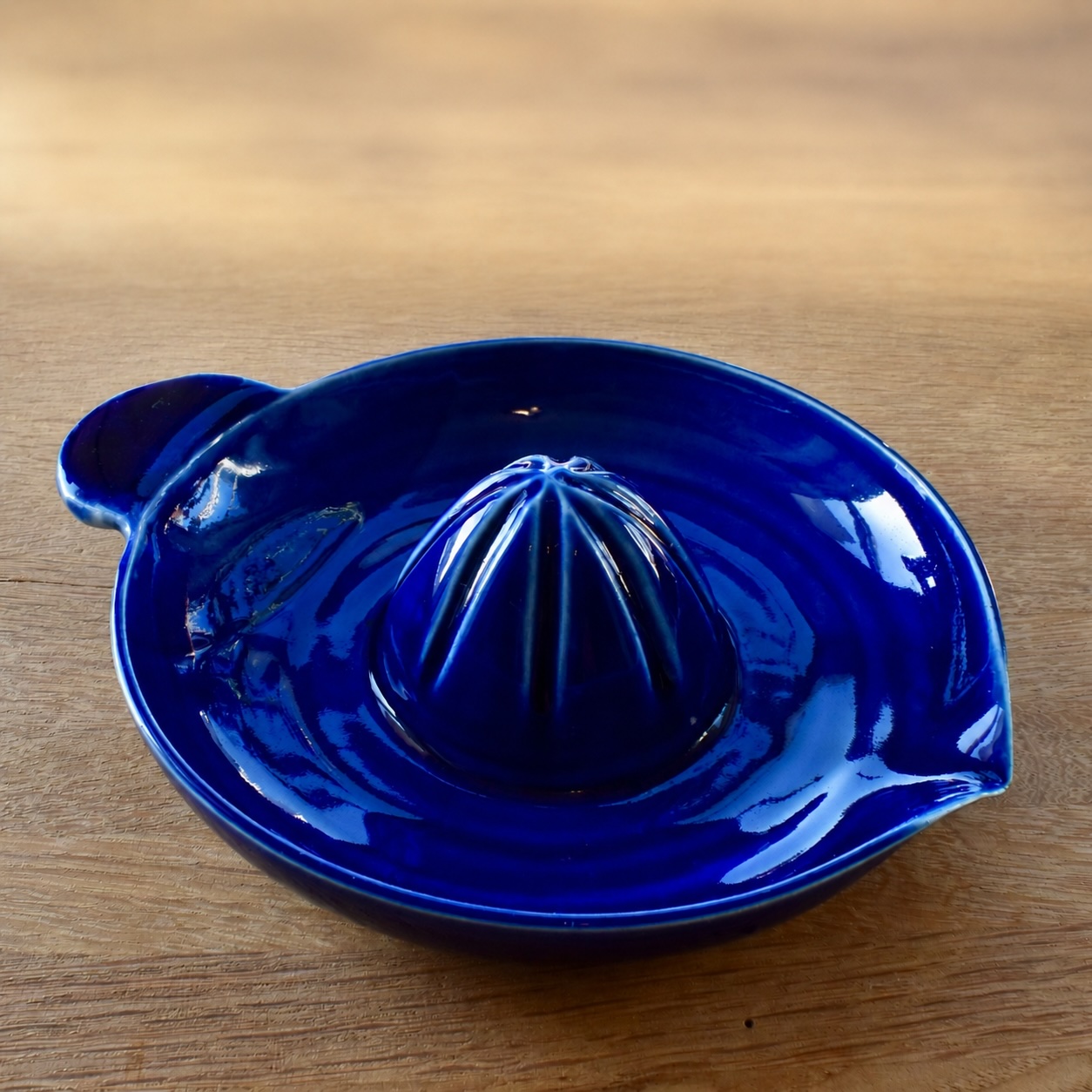 Handmade ceramic citrus juicer